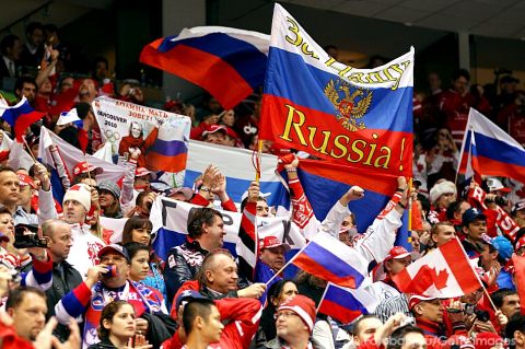 Акция в поддержку Российских спортсменов