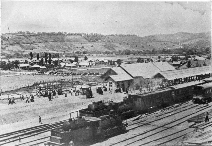 Железнодорожный вокзал станции Сочи в 1920-х