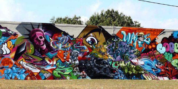 Стена для граффити в Сочи