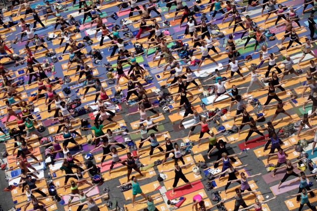 Международный день йоги в Сочи